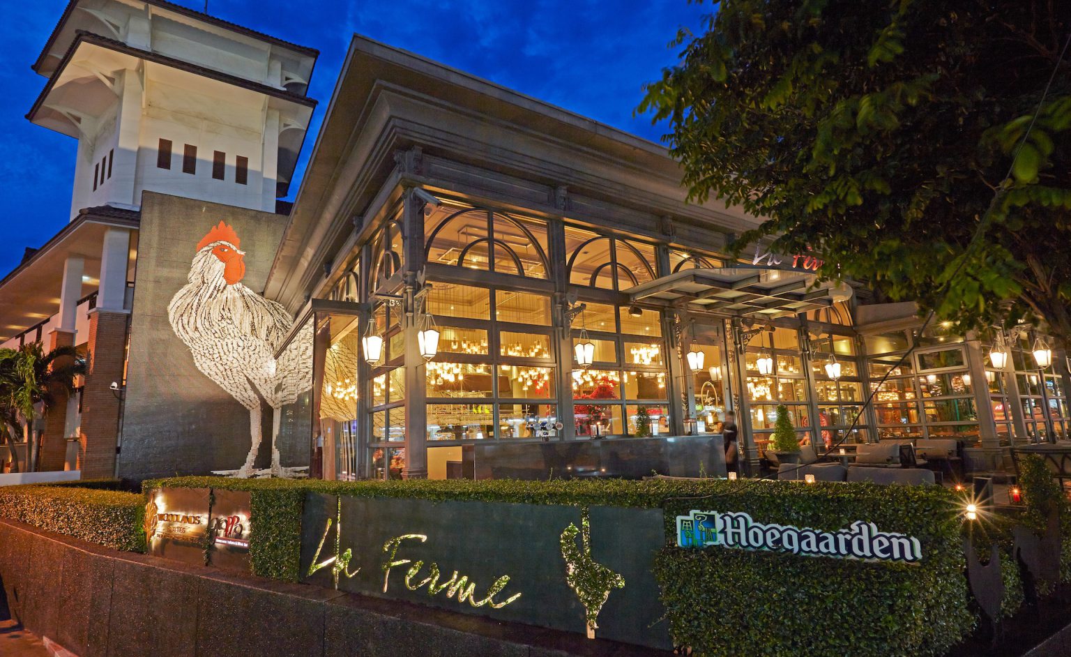 Woodlands - La Ferme Restaurant outdoor